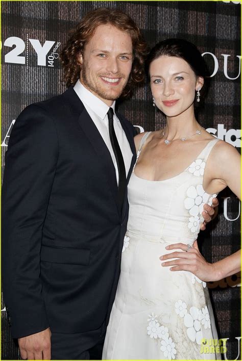 wedding sam heughan wife|Gorgeous Photos of Sam Heughan and Caitriona。